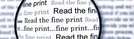 Fine Print Banner